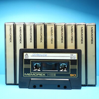   9x MEMOREX HB II 90 * IEC II Type 2 * Cassettes Kassetten кассеты * 1982
