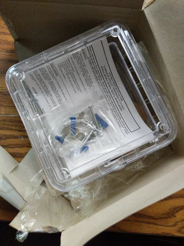 New Grainger 4E644A Clear Plastic Security Thermostat Cover Guard