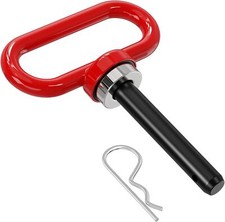 Nilight 12 Inch Diameter Ultra Strong Neodymium Magnet Trailer Hitch Pin Red