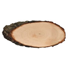 Rindenbrett Esche oval - Rindenscheibe Baumsc...