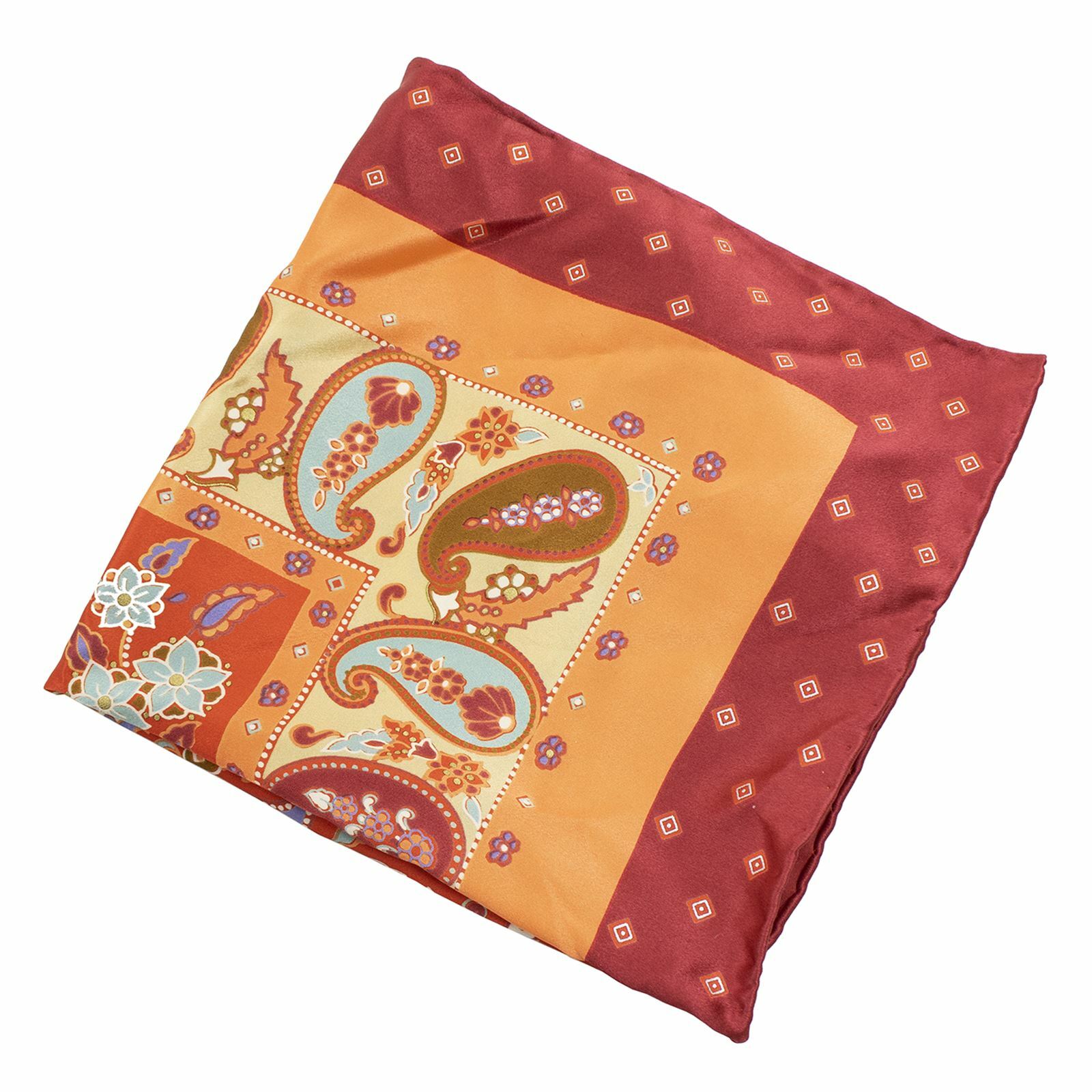 NIB Ameri Fire Multi-Color 100% Silk Mandala Pais… - image 3