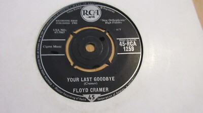 Floyd Cramer Your Last Goodbye 7'' 1961 **VG+**