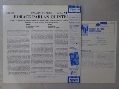 その他 LP Horace Parlan Speakin My Piece BNJ71033 BLUE NOTE /00260 Horace Parlan - Speakin' My Piece - Blue Note Vinyl Reissue