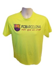 FCB FCBarcelona Mes Que Un Club Soccer Adult Medium Green Jersey