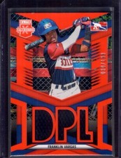 FRANKLIN VARGAS 2023 Elite Extra Edition Orange DPL Materials Game Jersey #/199