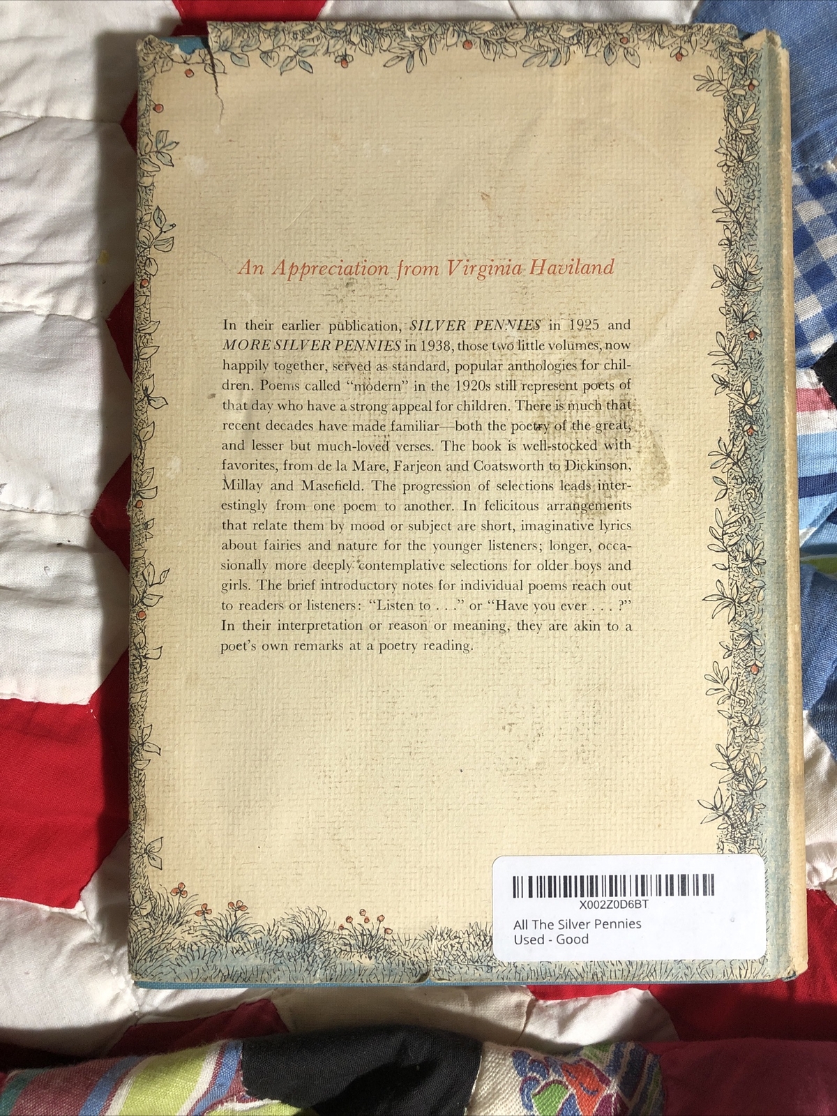 All The Silver Pennies edited by Blanche Jennings Thompson HC/DJ First