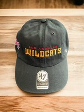 Free Shipping! New LA WILDCATS  XFL '47 Script Adjustable Baseball Hat Cap, blk