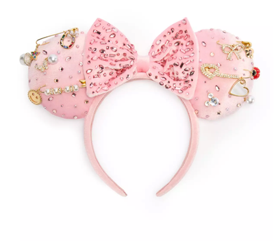 NEW Disney Minnie Mouse Pink Rhinestone Ear Headband Adult BaubleBar Disney Minnie Mouse Rhinestone Ear Headband Adult BaubleBar  main image 4