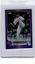 2022 Topps Chrome Update #USC55 William Woods Purple Refractor