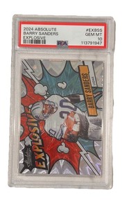 2024 Absolute Barry Sanders #EXBSS Explosive PSA 10 !!!!!