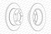 2X Bremsscheibe Premier Ferodo DDF1975C FüR Renault Movano NV400 Nissan Opel X62