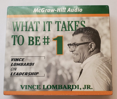 What It Takes To Be #1, Vince Lombardi on Leadership, Audiobook 4 CDs New Sealed