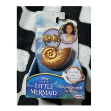 Jakks Pacific Little Mermaid Singing Seashell Necklace Lights Sounds