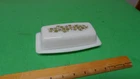 vintage pyrex 72-B butter dish.. spring blossom / crazy daisy