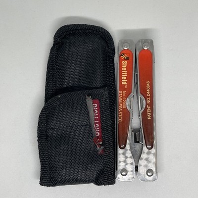 Sheffield Stainless Steel Folding Pliers & Multi Tool  NO. 12000