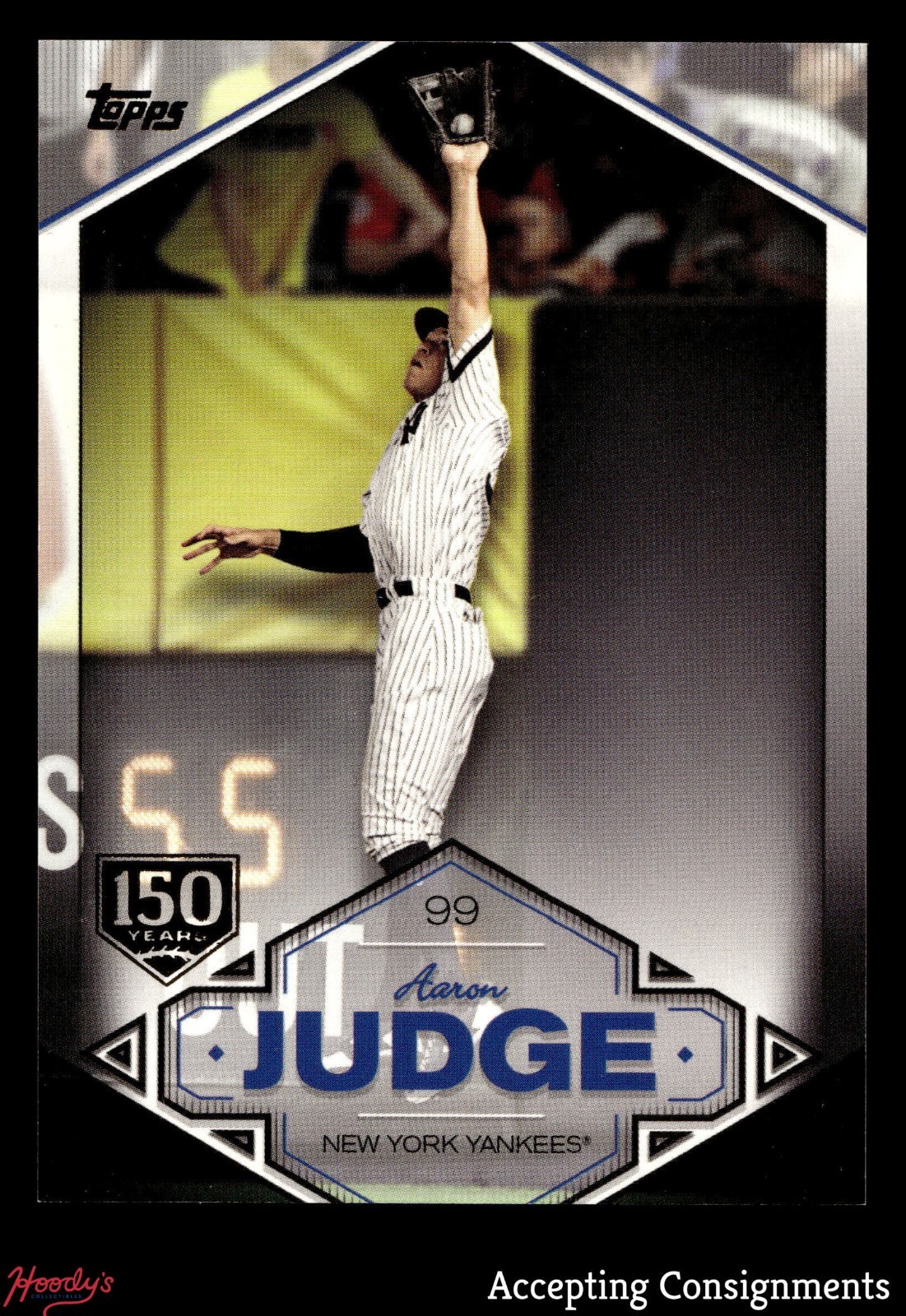 2019 Topps Aaron Judge Highlights 150th Anniversary #AJ22 Aaron Judge 050/150