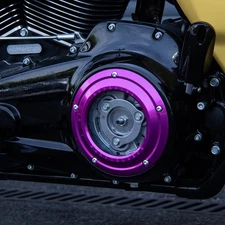 Hoprousa Derby Cover for 2016+Harley Touring Steet Road Glide (Purple)