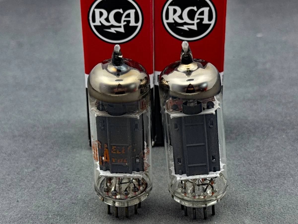 RCA 真空管 12BH7A 未使用に近い 2本セット RCA 真空管 12BH7A 未使用