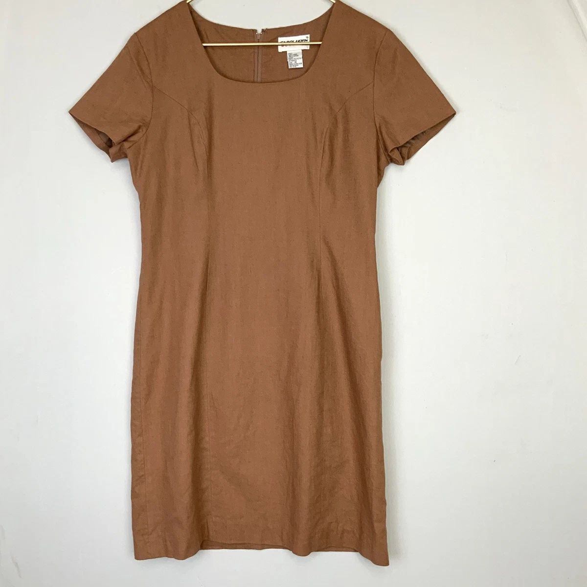 Brown Linen Dresses for Women for sale