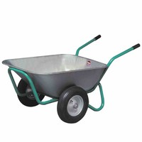 Muldenkuli 140L Gartenkarre Schiebkarre Schubkarre Transportkarre Garten Karre