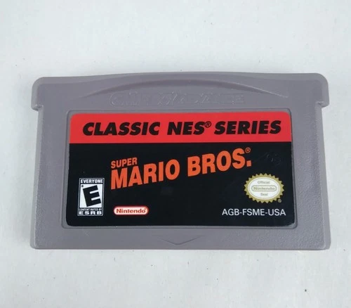 Super Mario Bros Classic NES Series Nintendo Game Boy Advance GBA Game Cart