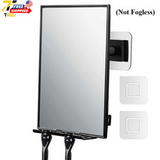 Shower Mirror for Shaving w/Razor Holders 360 Rotation Adjustable Shaving Mirror