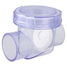 Transparent Backwater Valve Made of Strong PVC Material for Drainage Use