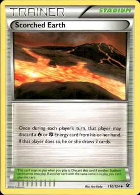 Scorched Earth 110/124 Uncommon Fates Collide Pokemon Lightly Played