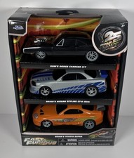 Jada Fast  Furious 25th Anniversary 3-Pack Charger Skyline Supra Diecast New