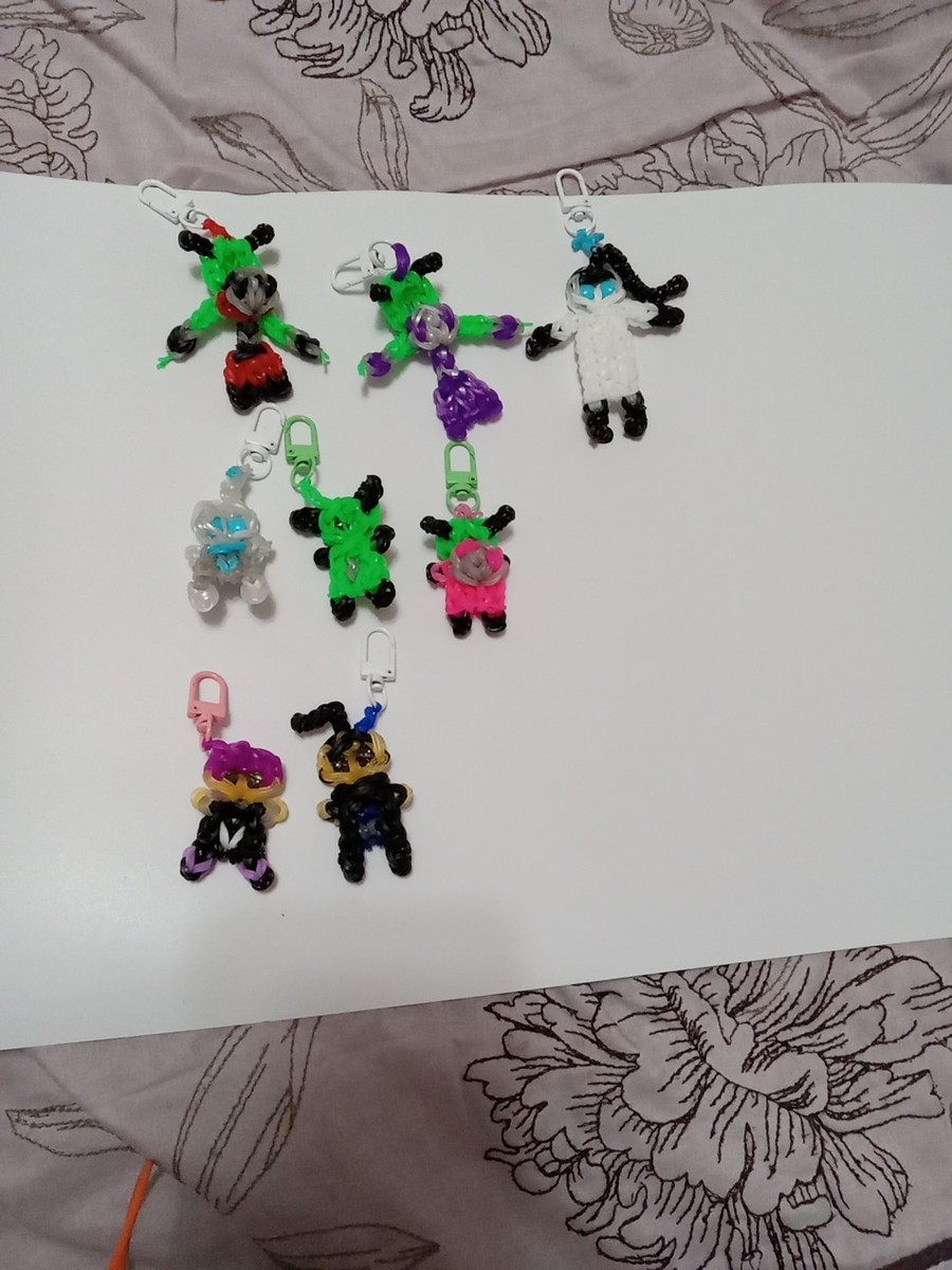 Fanmade Surprise Invader Zim Rainbow Loom Keychain Bag Charm | eBay