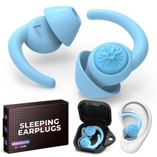 Ear Plugs for Sleeping: Reusable Earplugs for Sleep, Snoring Blocking, Concert,