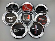 Chrome Silver Decklid Emblem 5.9 Round Trunk Badge For Mustang Shelby Gt500