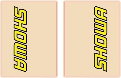 Flu Designs Showa Upper Fork Decal (01013)