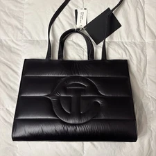 Telfar x Moose Knuckles Puff Shopper ToteMedium Black BRAND NEW