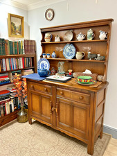 Vintage ERCOL Old Charm Style  Dresser/Display Cabinet