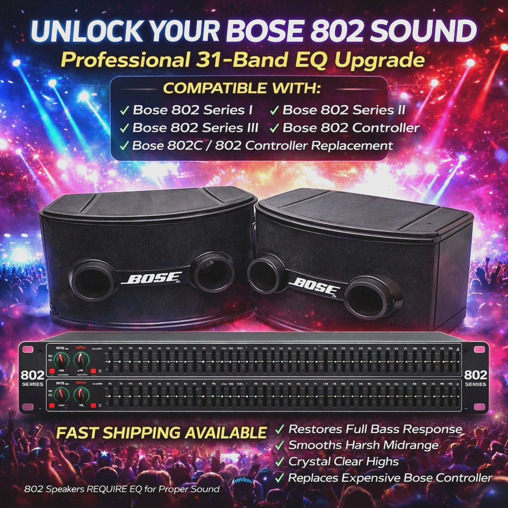 BOSE 802-E アクティブイコライザー システムコントローラー Bose 802 Series EQ 31-Band Equalizer Replacement 802C Controller I
