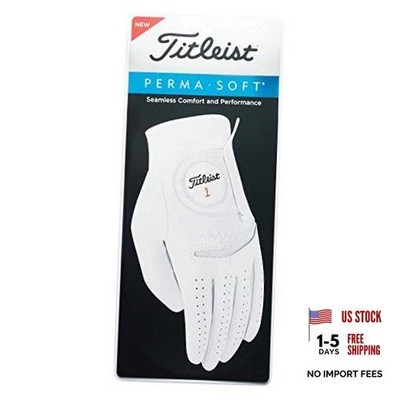 Titleist Perma-Soft Men's Regular Left Cadet Medium Worn on Left Hand Pearl