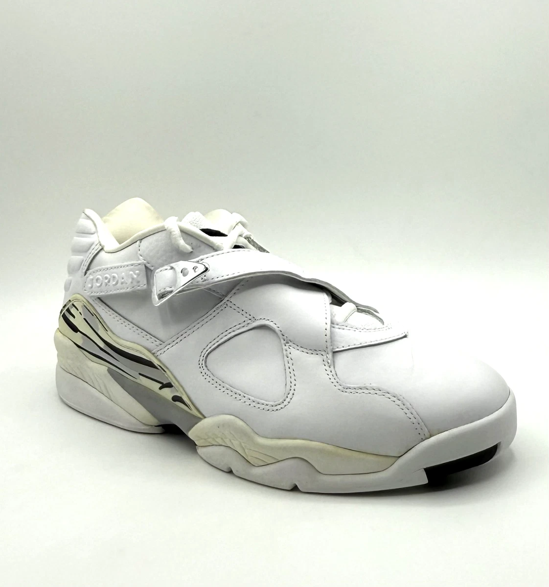 Jordan 8 Retro 2003 Low White Metallic Silver for Sale