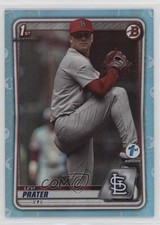 2020 Bowman Draft 1st Edition Sky Blue Foil Levi Prater #BD-125 05v0