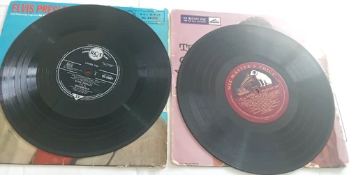 2  ELVIS PRESLEY 10" lps LOVING YOU AND THE BEST OF
