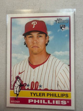 2025 Topps Heritage Tyler Phillips Philadelphia Phillies #17 Rookie