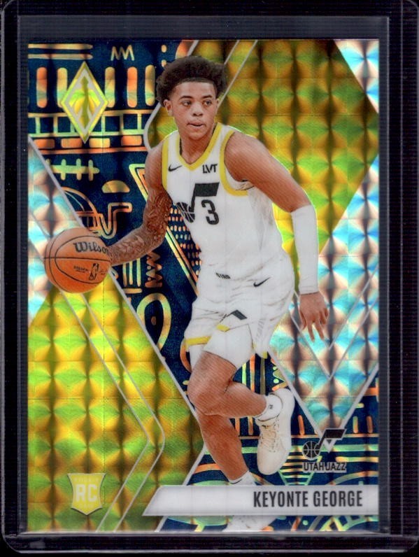 KEYONTE GEORGE 2023-24 Panini Phoenix #296 Hieroglyphs Prizm Rookie SP RC