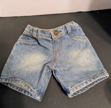 Build-A-Bear Distressed Blue Jean Shorts for Stuffed Animals