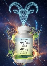 Horny Goat Weed Capsules 2000mg Serving - Shi...