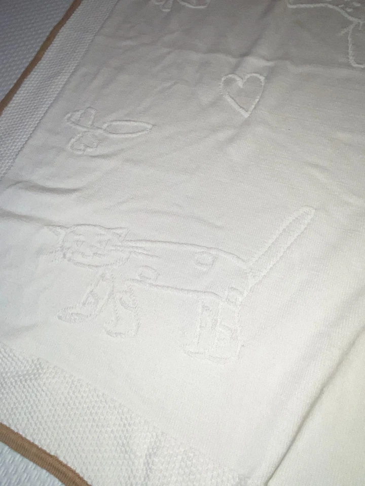 N2 IKEA Gato Conejito Jirafa Zanahoria Algodón Suéter Bebé Cuna Manta Foto 3 de 4