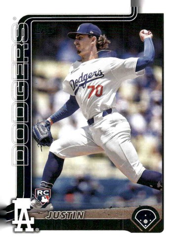 2025 Topps #204 Justin Wrobleski | Baseball Card