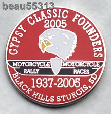 STURGIS JACKPINE GYPSY SOUTH DAKOTA 2005 RALLY JACKET VEST HAT PIN