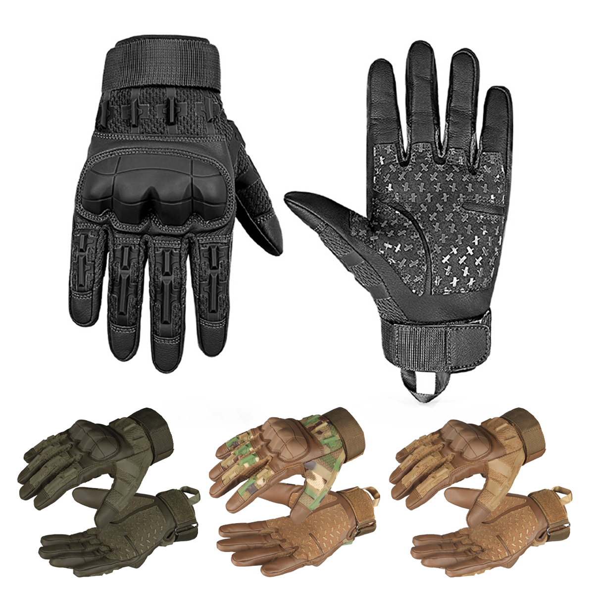Winter Gloves for Cycling Motorbike Hiking Camping for Touchscreen Full Finger-image