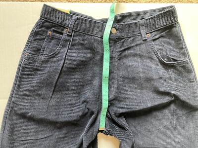 Vintage Solo Semore Corduroy Jeans Size 36 Mens Blue Baggy Wide
