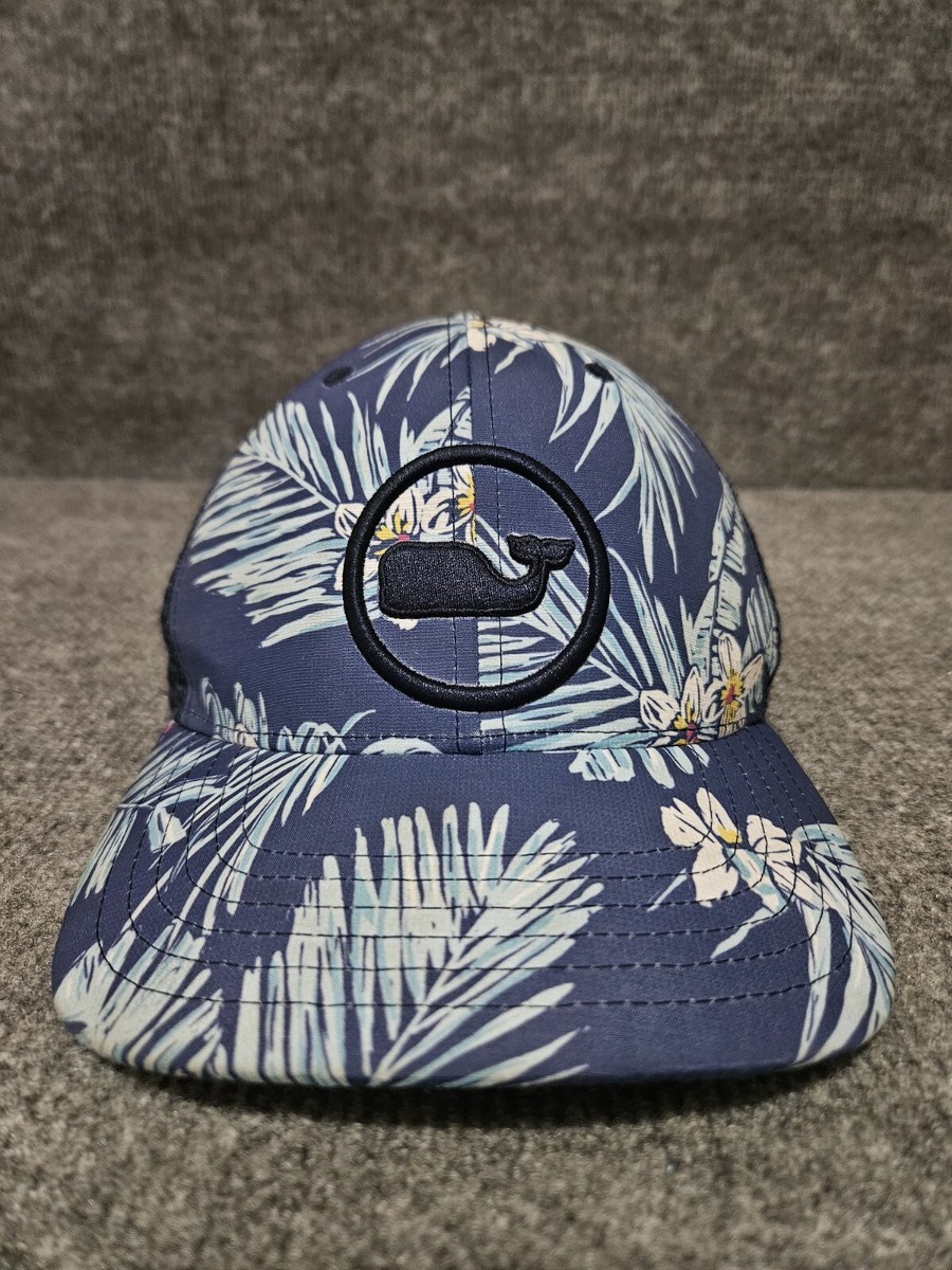 Vineyard Vines Floral Trucker Snapback Hat Cap | eBay display picture 1